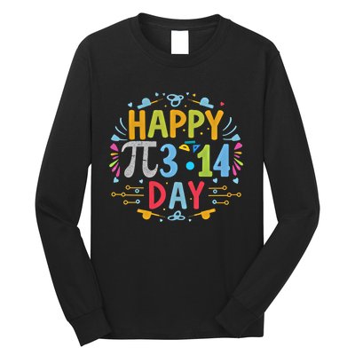 3 14 Pi Day Pie Day Pi Symbol For Math Lovers And Gift Long Sleeve Shirt