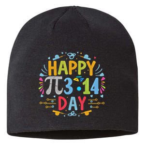 3 14 Pi Day Pie Day Pi Symbol For Math Lovers And Gift Sustainable Beanie