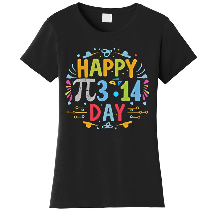 3 14 Pi Day Pie Day Pi Symbol For Math Lovers And Gift Women's T-Shirt