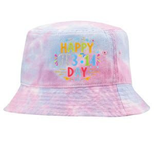 3 14 Pi Day Pie Day Pi Symbol For Math Lovers And Gift Tie-Dyed Bucket Hat