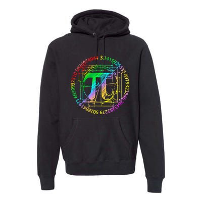 3 14 Pi Math Teacher Happy Pi Day Gift Premium Hoodie