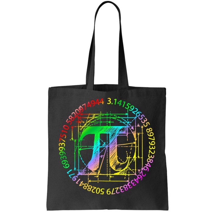 3 14 Pi Math Teacher Happy Pi Day Gift Tote Bag