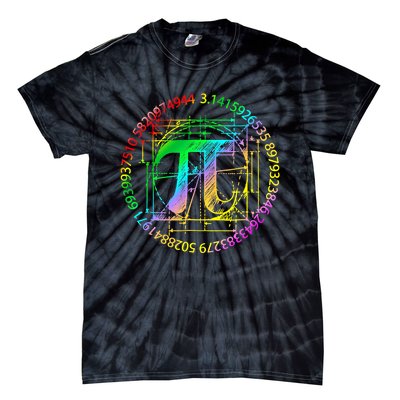 3 14 Pi Math Teacher Happy Pi Day Gift Tie-Dye T-Shirt