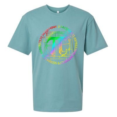 3 14 Pi Math Teacher Happy Pi Day Gift Sueded Cloud Jersey T-Shirt