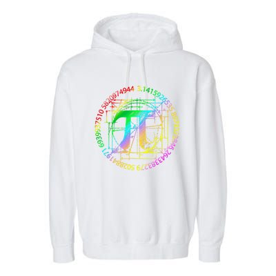 3 14 Pi Math Teacher Happy Pi Day Gift Garment-Dyed Fleece Hoodie