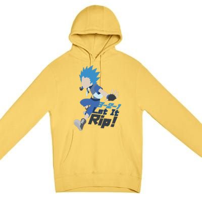 321 Let It Rip Anime Premium Pullover Hoodie