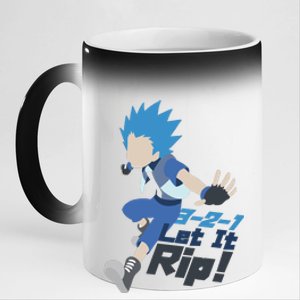 321 Let It Rip Anime 11oz Black Color Changing Mug