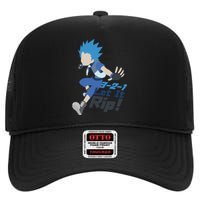 321 Let It Rip Anime High Crown Mesh Back Trucker Hat