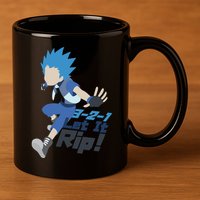 321 Let It Rip Anime 11oz C Handle Ceramic Mug