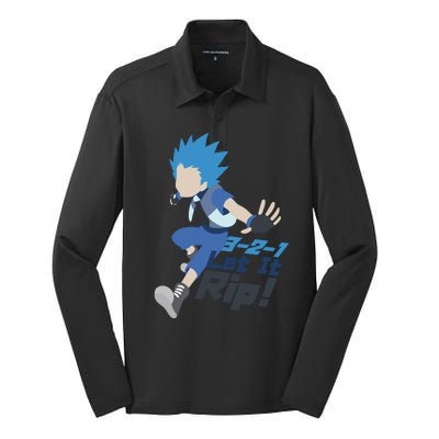 321 Let It Rip Anime Silk Touch Performance Long Sleeve Polo