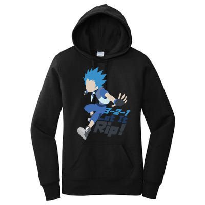 321 Let It Rip Anime Women's Pullover Hoodie