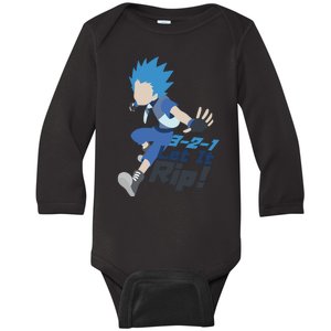 321 Let It Rip Anime Baby Long Sleeve Bodysuit