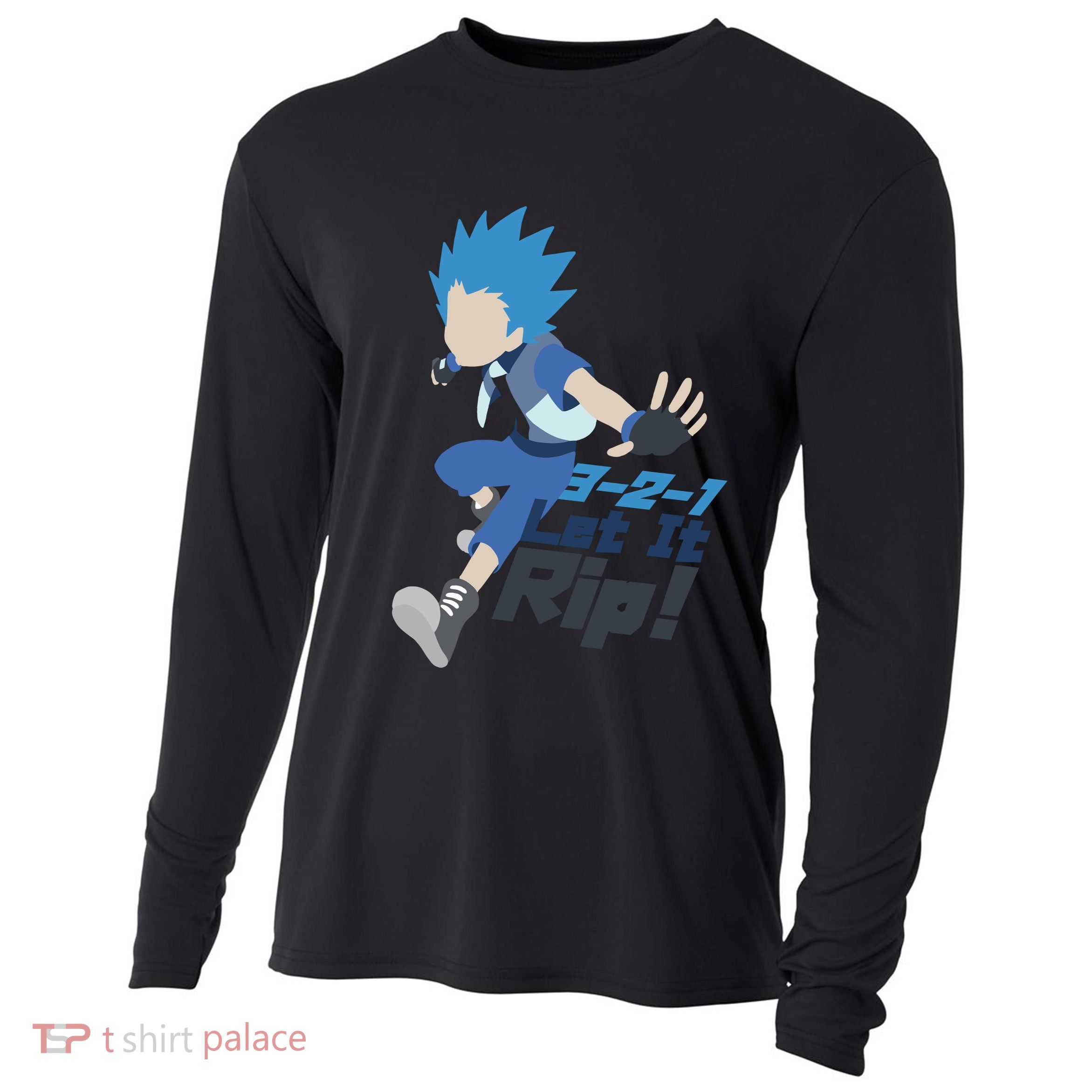 321 Let It Rip Anime Cooling Performance Long Sleeve Crew