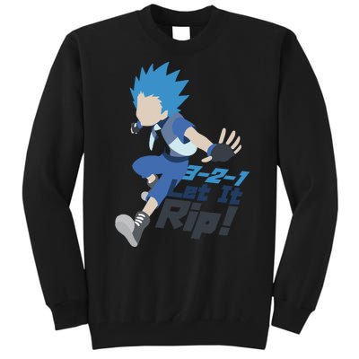 321 Let It Rip Anime Tall Sweatshirt