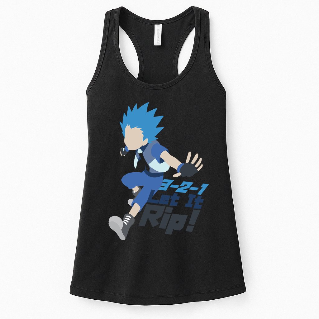 321 Let It Rip Anime Womens Tank Top