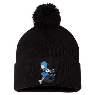 321 Let It Rip Anime Pom Pom 12in Knit Beanie