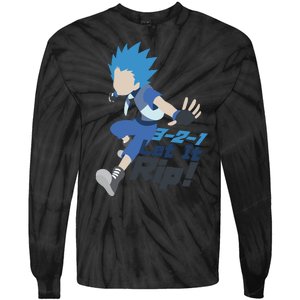 321 Let It Rip Anime Tie-Dye Long Sleeve Shirt