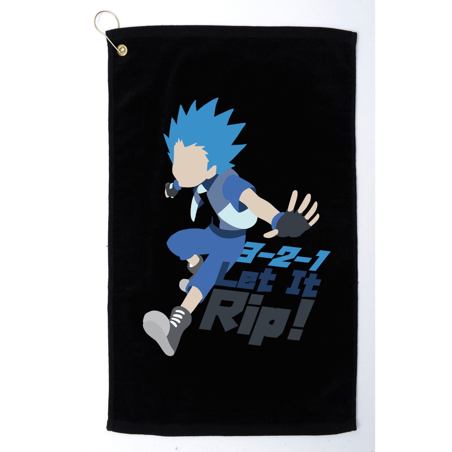 321 Let It Rip Anime Golf Towel