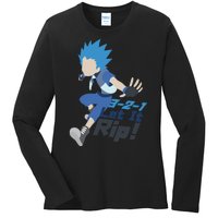 321 Let It Rip Anime Ladies Long Sleeve Shirt