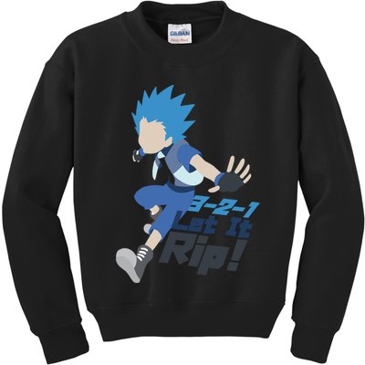 321 Let It Rip Anime Kids Sweatshirt