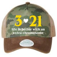3 21 Life Is Better With An Extra Chromosome Down Syndrome Legacy Tie Dye Trucker Hat