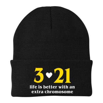 3 21 Life Is Better With An Extra Chromosome Down Syndrome Beanie