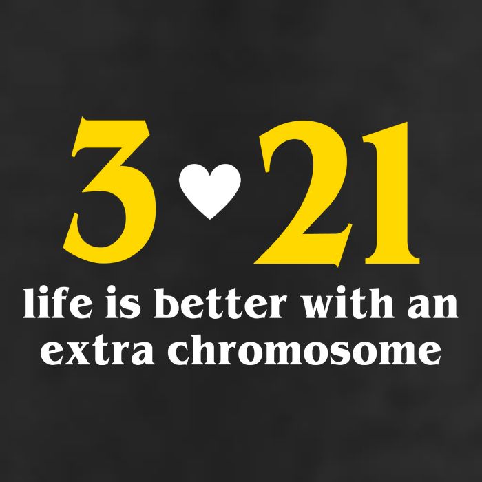 3 21 Life Is Better With An Extra Chromosome Down Syndrome 25L Jumbo Tote