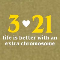 3 21 Life Is Better With An Extra Chromosome Down Syndrome Garment-Dyed Women's Muscle Tee