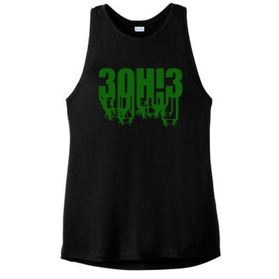 3OH!3 Ladies PosiCharge Tri-Blend Wicking Tank