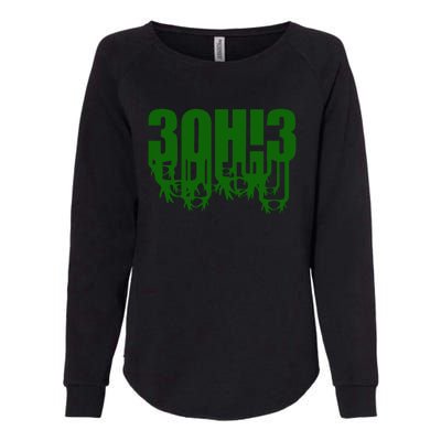 3OH!3 Womens California Wash Sweatshirt