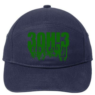 3OH!3 7-Panel Snapback Hat