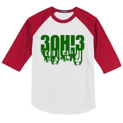 3OH!3 Kids Colorblock Raglan Jersey