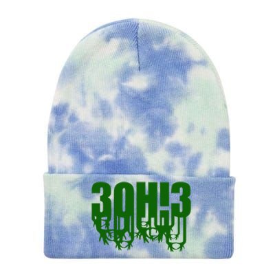 3OH!3 Tie Dye 12in Knit Beanie