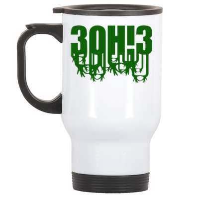 3OH!3 Stainless Steel Travel Mug