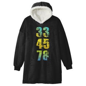 33 45 78 Vinyl Records Music Lover Record Collector Hooded Wearable Blanket