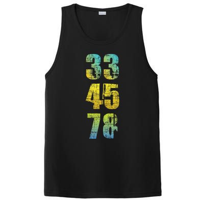 33 45 78 Vinyl Records Music Lover Record Collector PosiCharge Competitor Tank