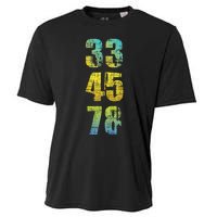 33 45 78 Vinyl Records Music Lover Record Collector Cooling Performance Crew T-Shirt