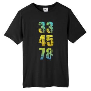 33 45 78 Vinyl Records Music Lover Record Collector Tall Fusion ChromaSoft Performance T-Shirt