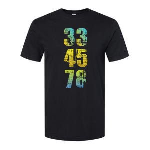 33 45 78 Vinyl Records Music Lover Record Collector Softstyle CVC T-Shirt