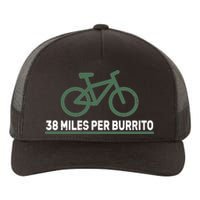 38 Miles Per Burrito Bike Ride Yupoong Adult 5-Panel Trucker Hat