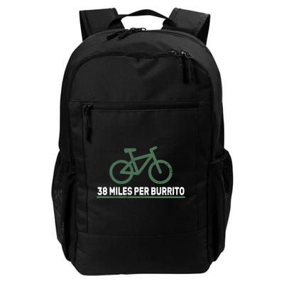 38 Miles Per Burrito Bike Ride Backpack