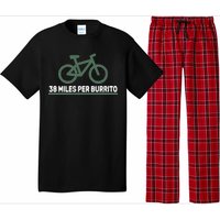 38 Miles Per Burrito Bike Ride Pajama Set