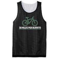 38 Miles Per Burrito Bike Ride Mesh Reversible Basketball Jersey Tank