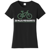 38 Miles Per Burrito Bike Ride Women's T-Shirt