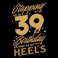 39th Birthday High Heels Cooling Performance Crew T-Shirt