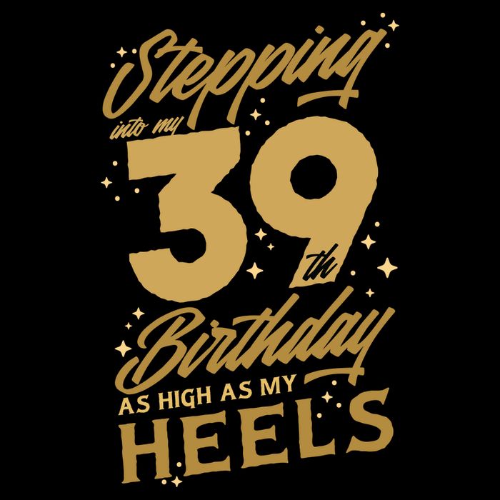39th Birthday High Heels Cooling Performance Crew T-Shirt