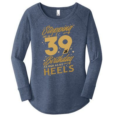 39th Birthday High Heels Women's Perfect Tri Tunic Long Sleeve Shirt