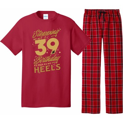 39th Birthday High Heels Pajama Set