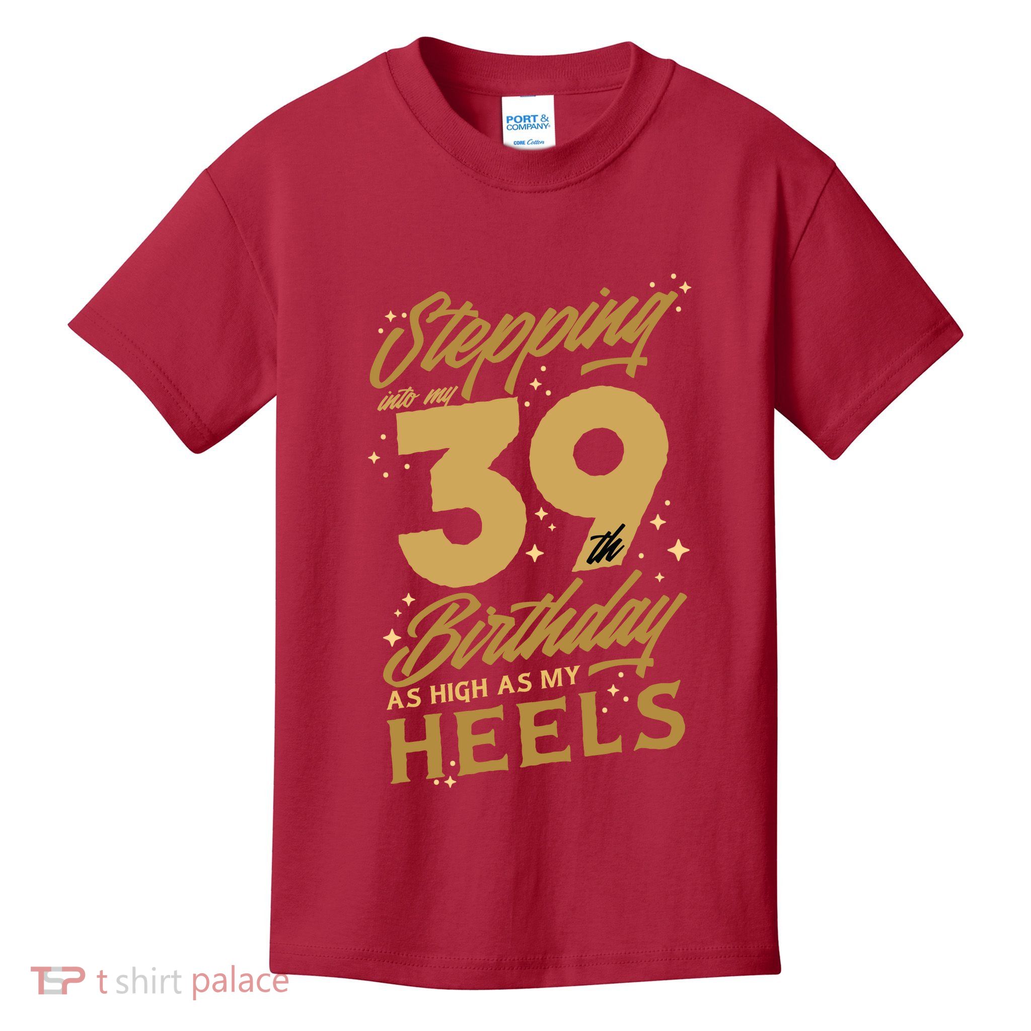 39th Birthday High Heels Kids T-Shirt