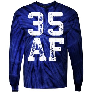 35 AF 35th Birthday Shirt shirt Tie-Dye Long Sleeve Shirt